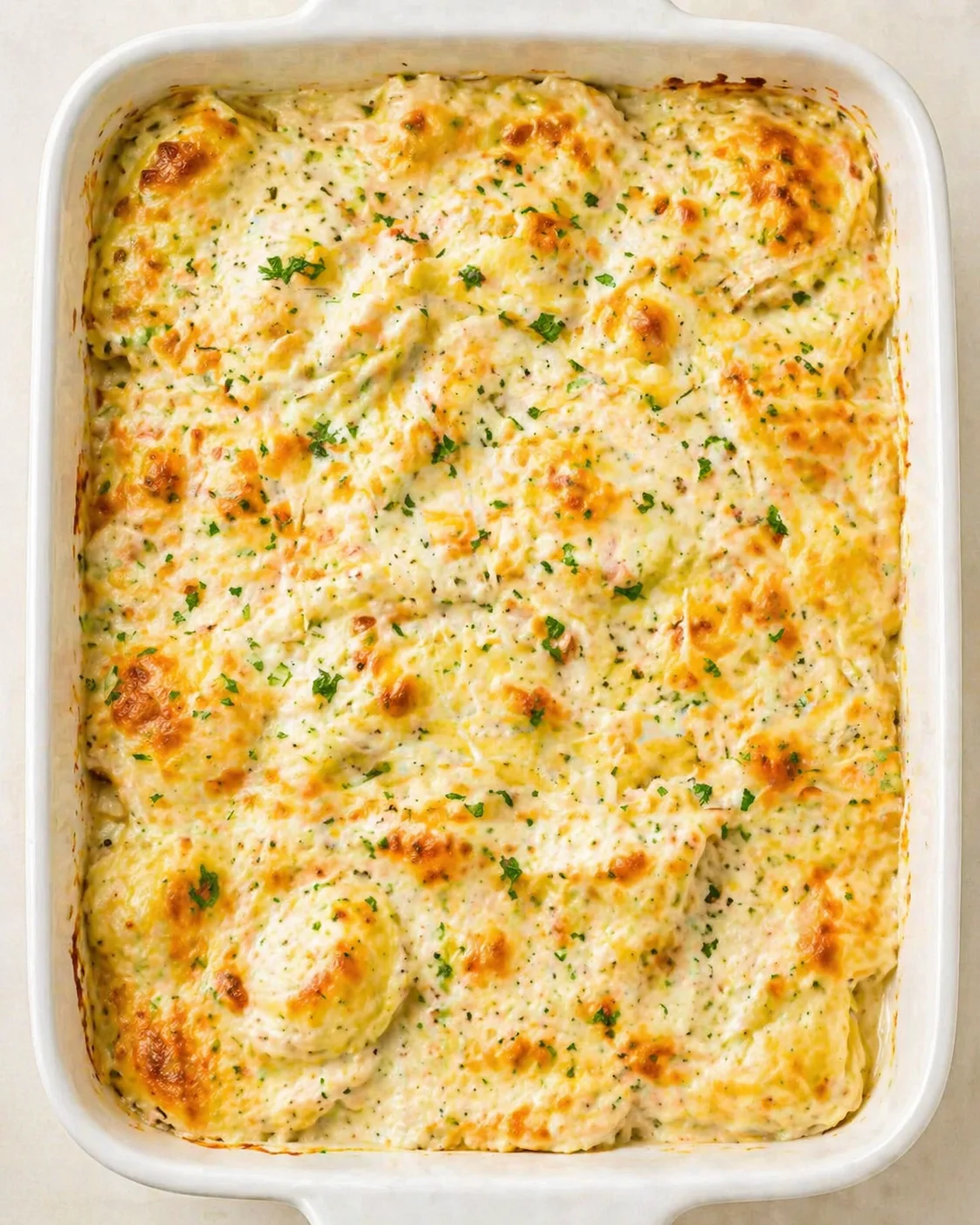 closing_overhead_shot-placeholder.png Straight-down overhead view of Cheesy Alfredo Ravioli Casserole