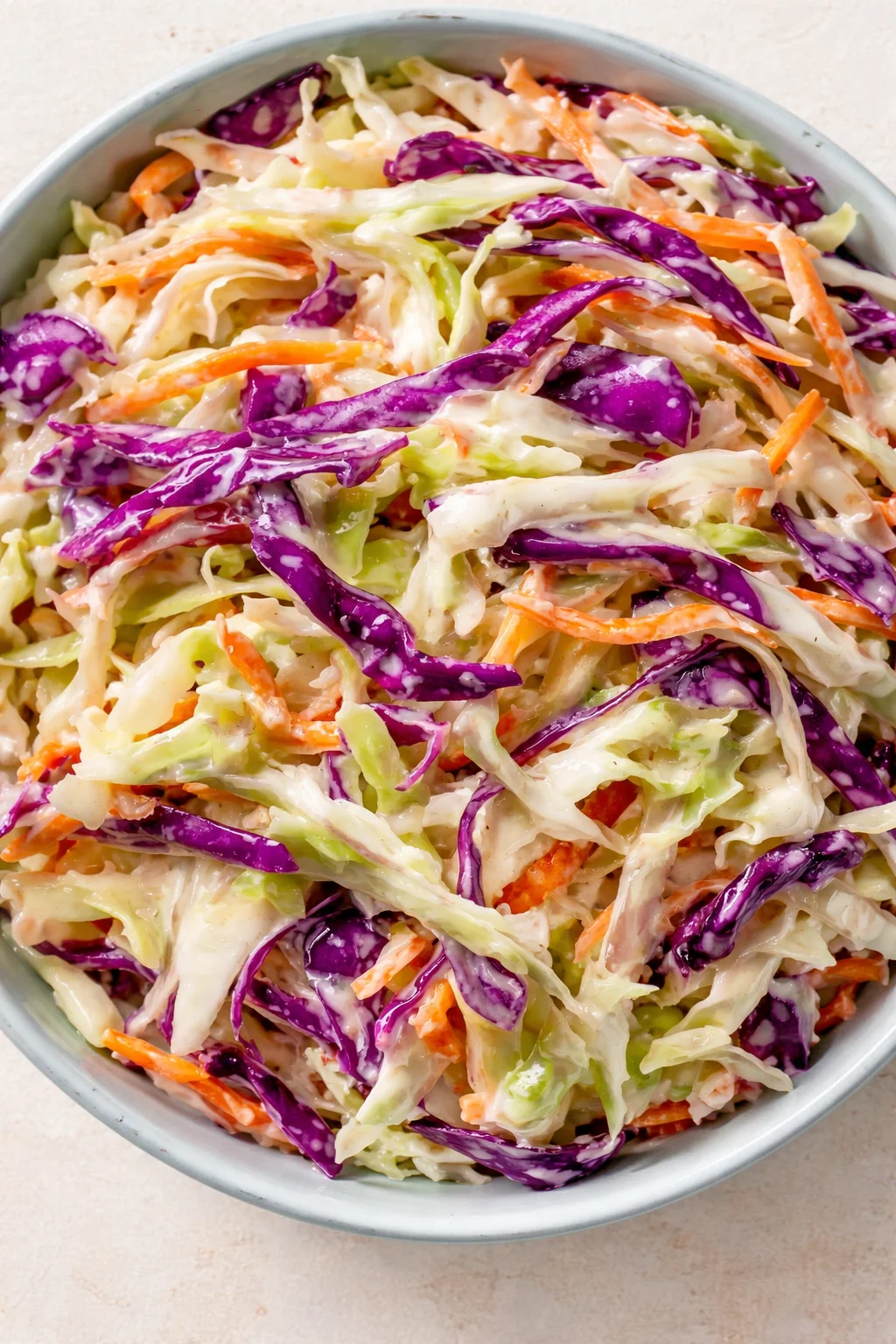 closing_overhead_shot-placeholder.png Straight-down overhead view of Best Coleslaw Dressing for Pulled Pork